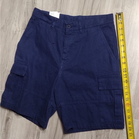 Zara Men's Navy Cargo Shorts size 30 brand new w tags - Picture 8 of 9